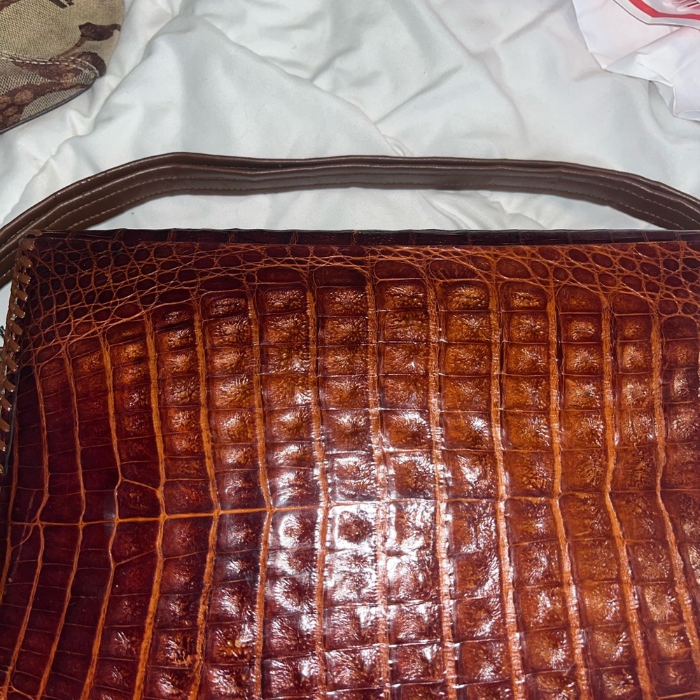 SALE Real Alligator bag purse not Brahmin - Picture 2 of 8